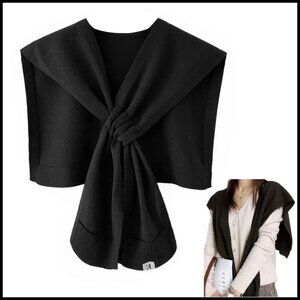 Knitted Shawl Wrap Soft Cozy Lightweight Versatile All Seasons Chic